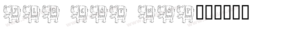JLR Cat Nap字体转换